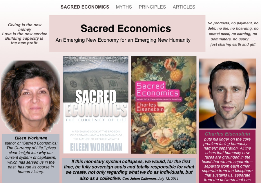 Sacred Economics 9/25/11